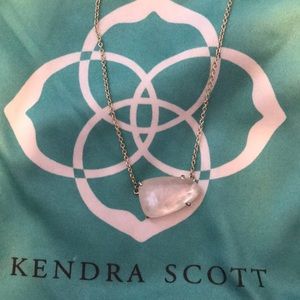 Kendra Scott necklace - gold chain, ivory stone